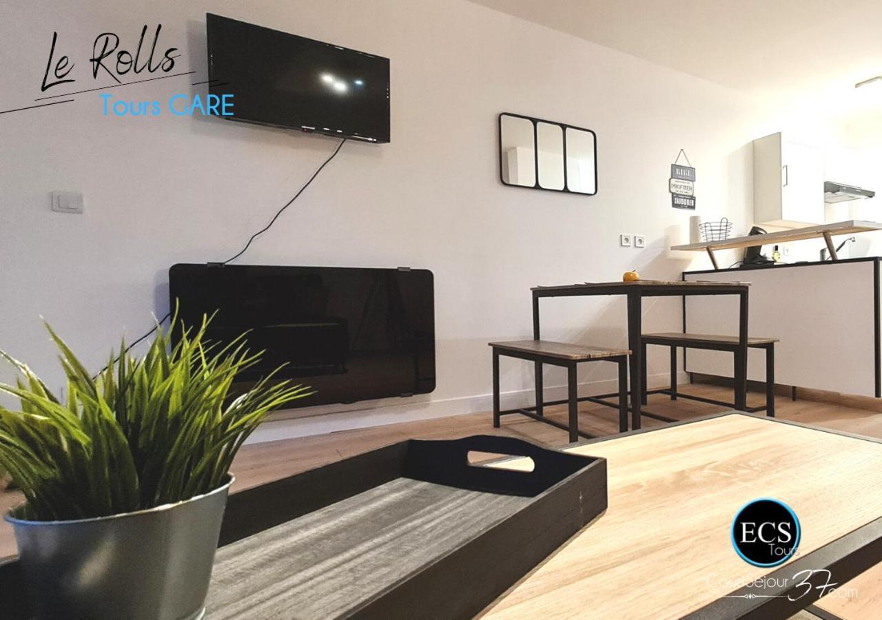 "Le Roll'S" - 1 Chambre - 5 Couchages - Calme - Terrasse - Parking Prive Tours Kültér fotó