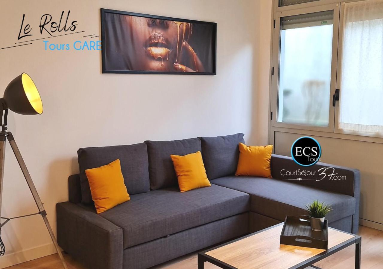 "Le Roll'S" - 1 Chambre - 5 Couchages - Calme - Terrasse - Parking Prive Tours Kültér fotó