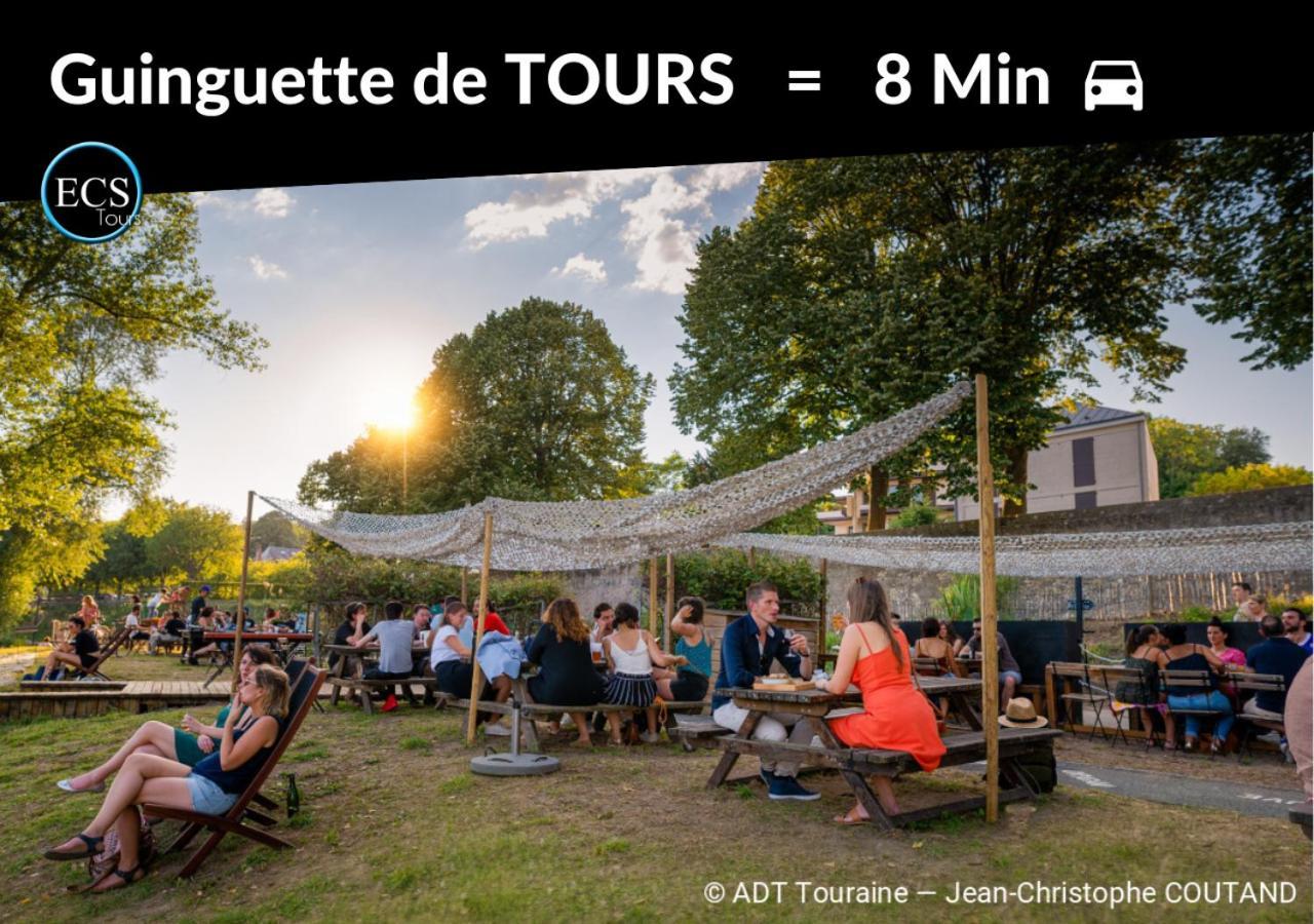 "Le Roll'S" - 1 Chambre - 5 Couchages - Calme - Terrasse - Parking Prive Tours Kültér fotó